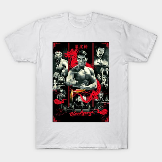 Bloodsport Poster Shirt T-Shirt by HipHopTees